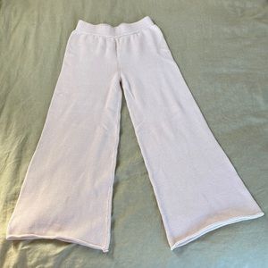 Raised By Water Women's Wide Leg Knit Pants | Beige